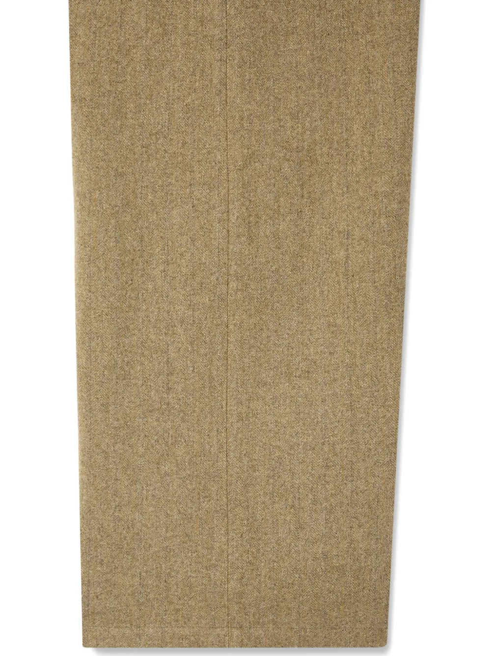 STUDIO TOMBOY Twill broek met visgraatpatroon Beige