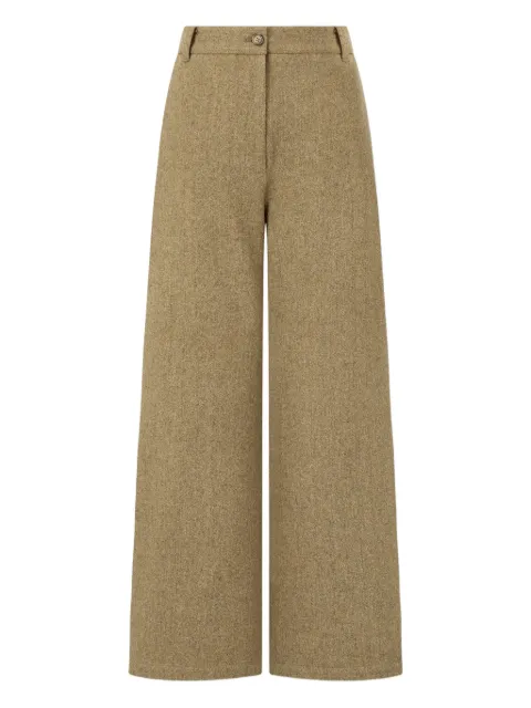 TOMBOY pantalones de sarga con motivo pied de poule