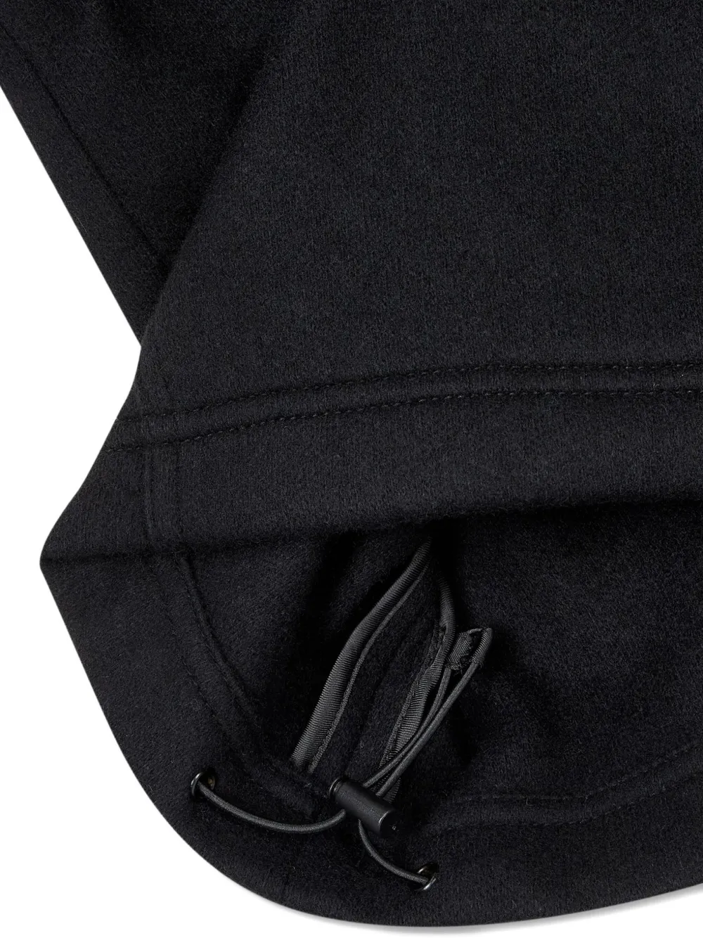 Studio Tomboy Half Zip Windbreaker In Black