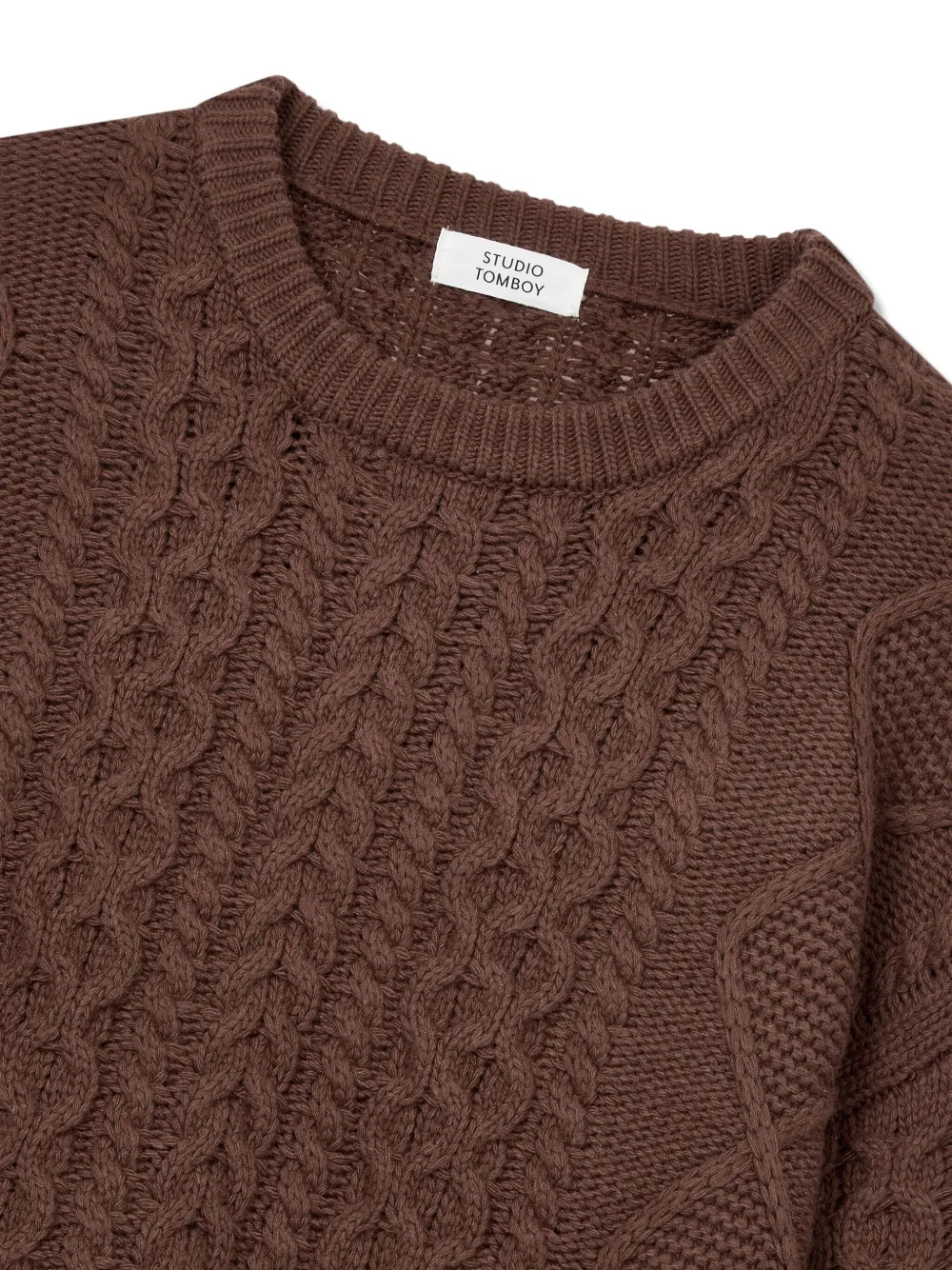 Studio Tomboy Cable-knit Sweater In Multi