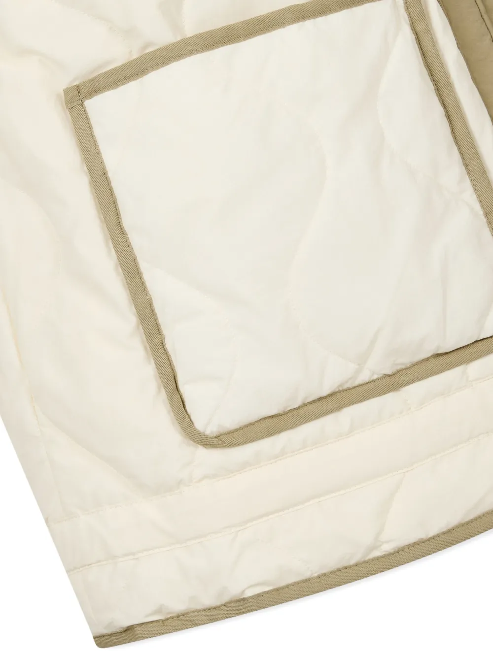 STUDIO TOMBOY Jack met ribfluwelen kraag Beige