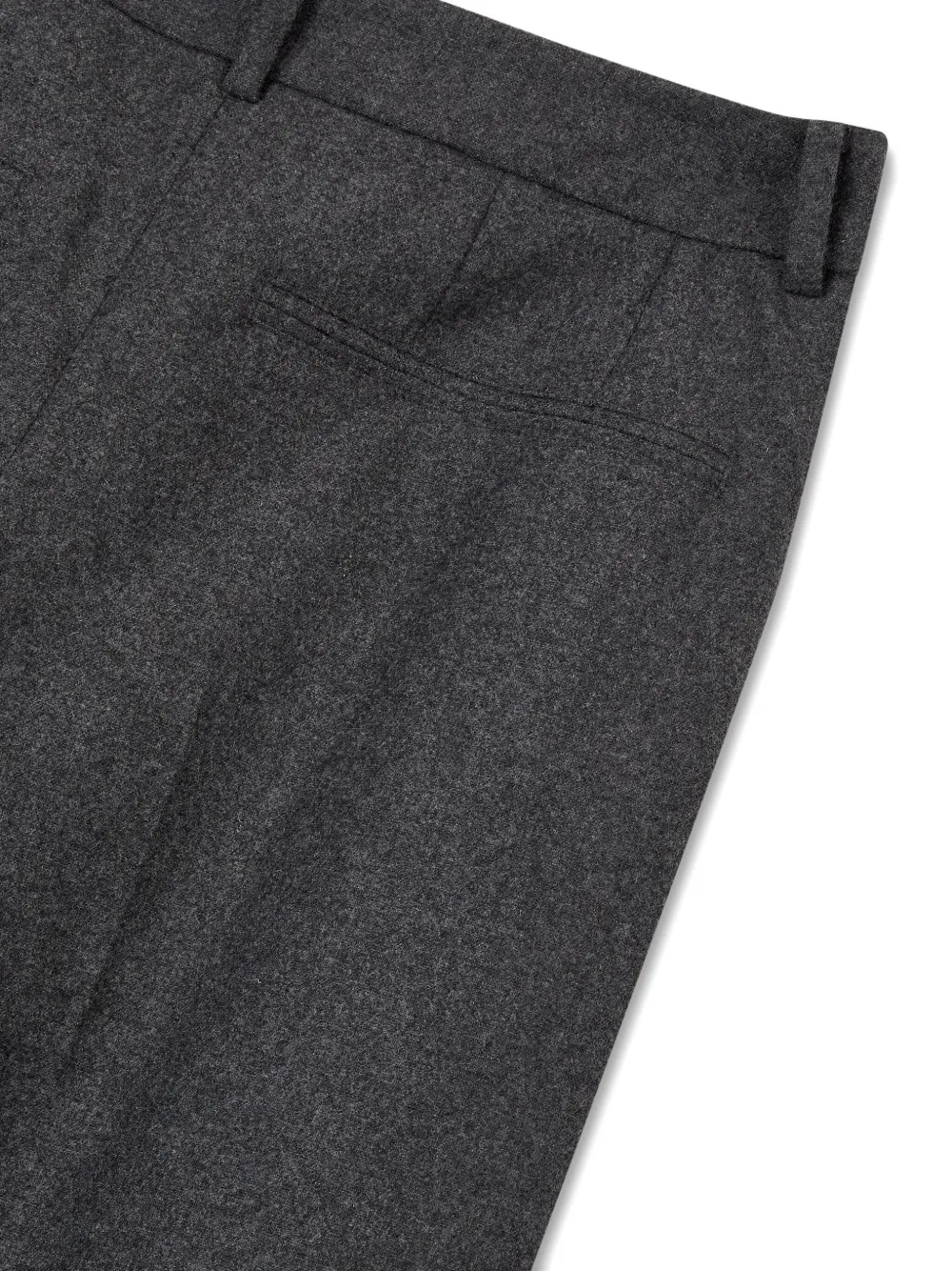 STUDIO TOMBOY Broek van wolblend met plooien Grijs