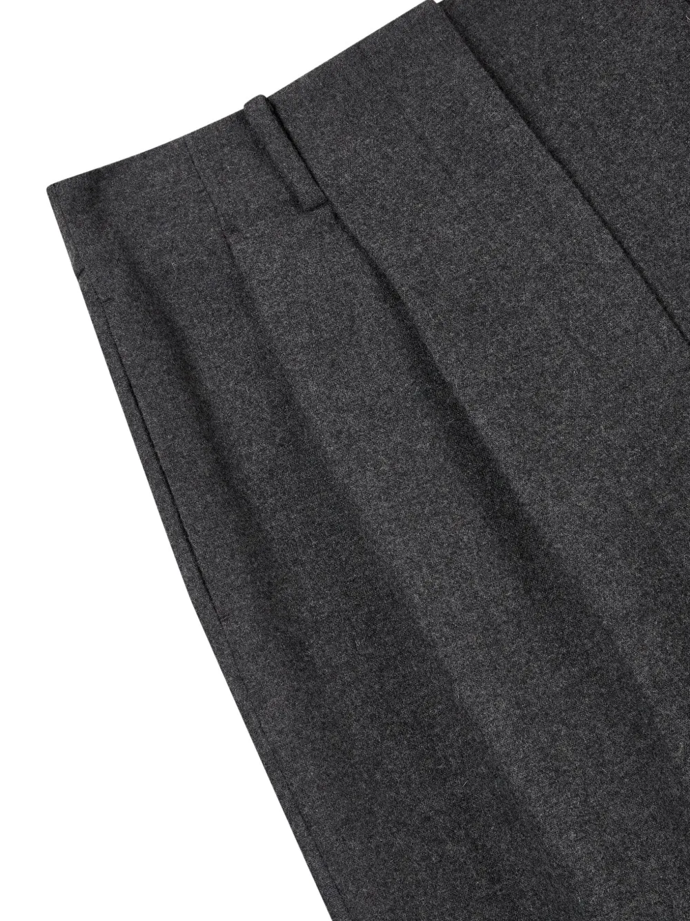 STUDIO TOMBOY Broek van wolblend met plooien Grijs