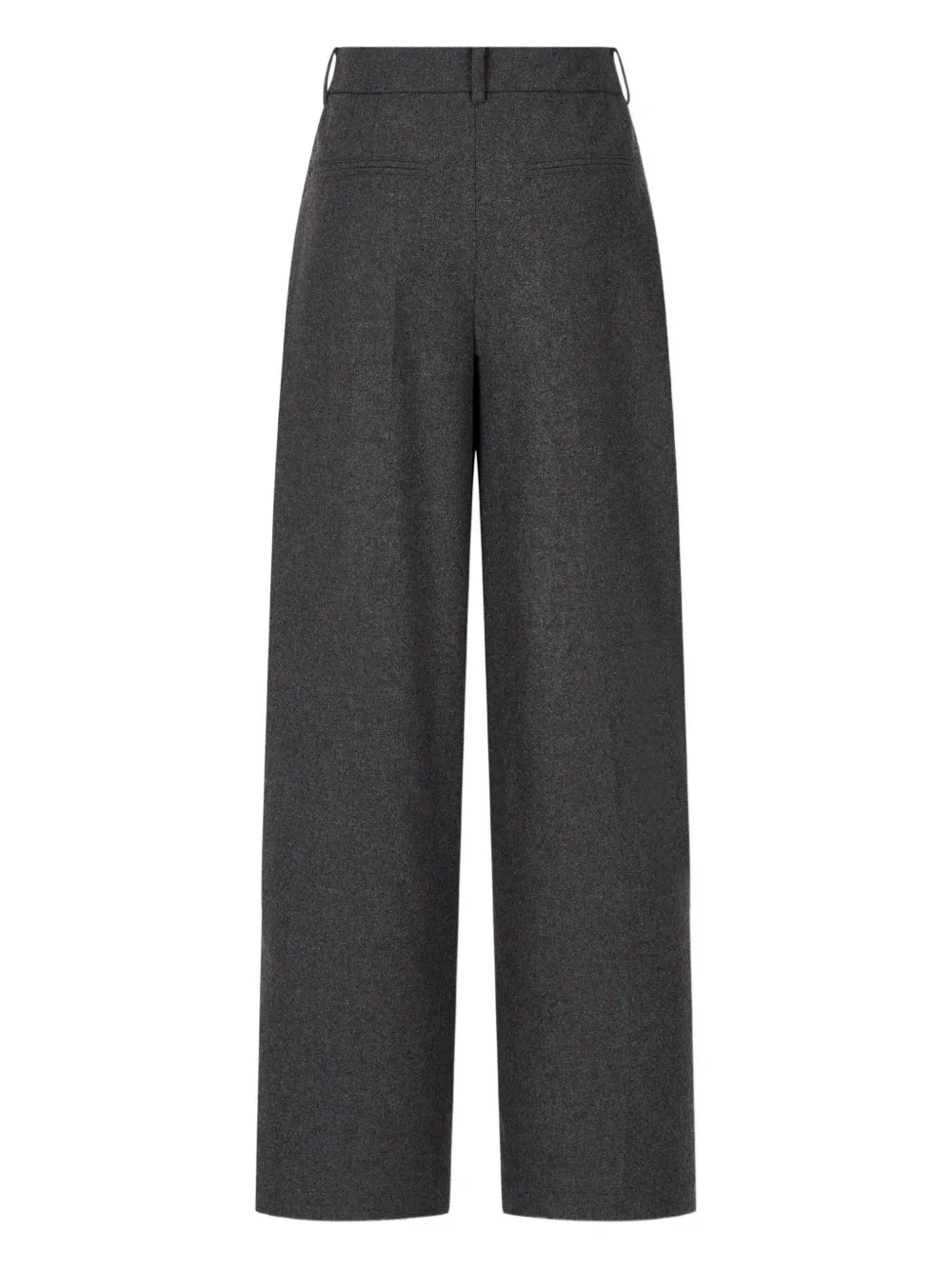 STUDIO TOMBOY Broek van wolblend met plooien - Grijs