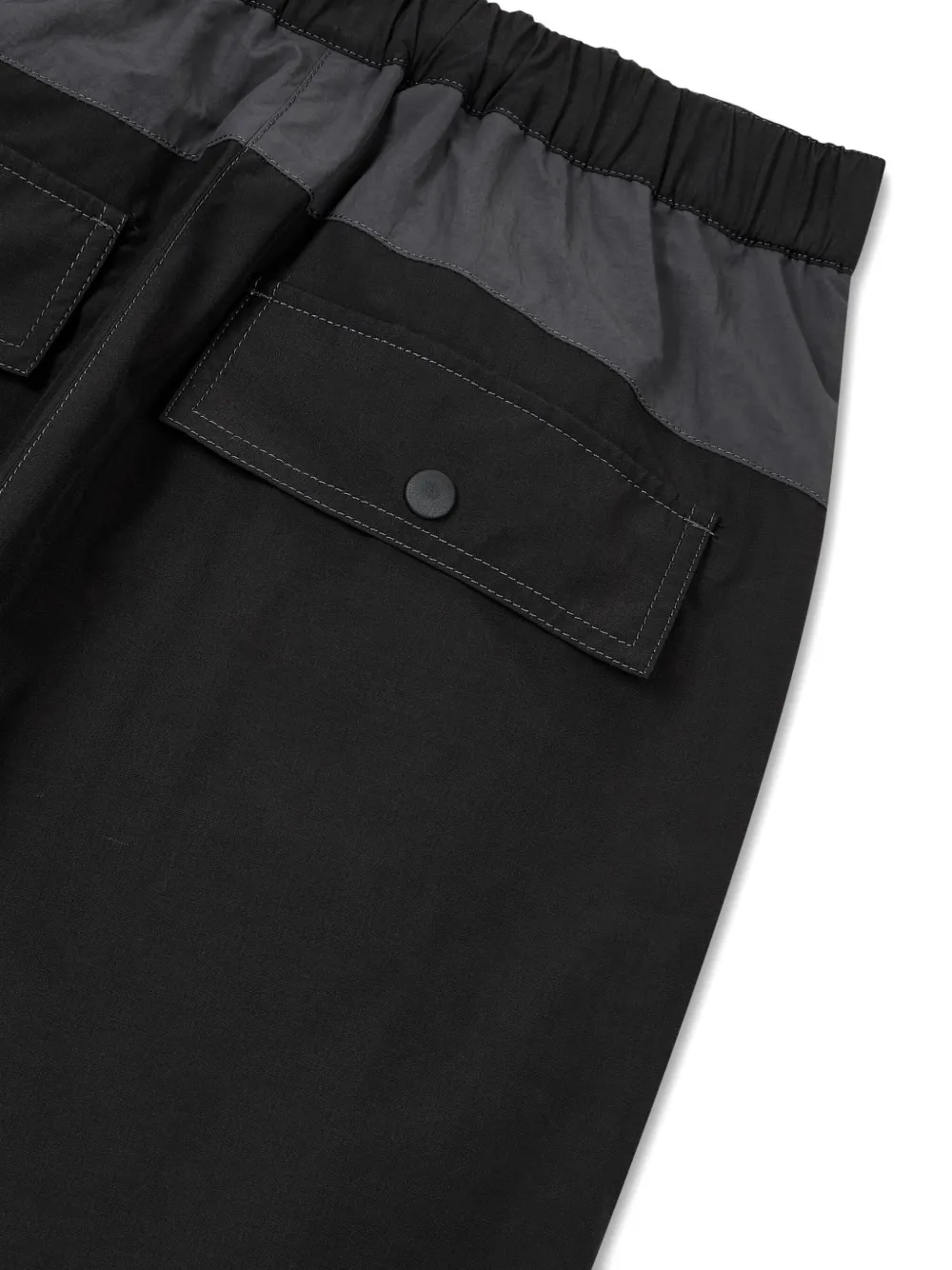 TOMBOY Parachute broek met contrast Zwart