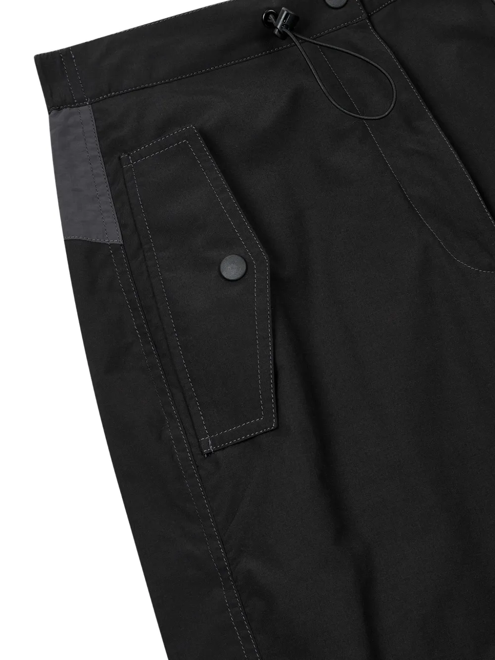 TOMBOY Parachute broek met contrast Zwart