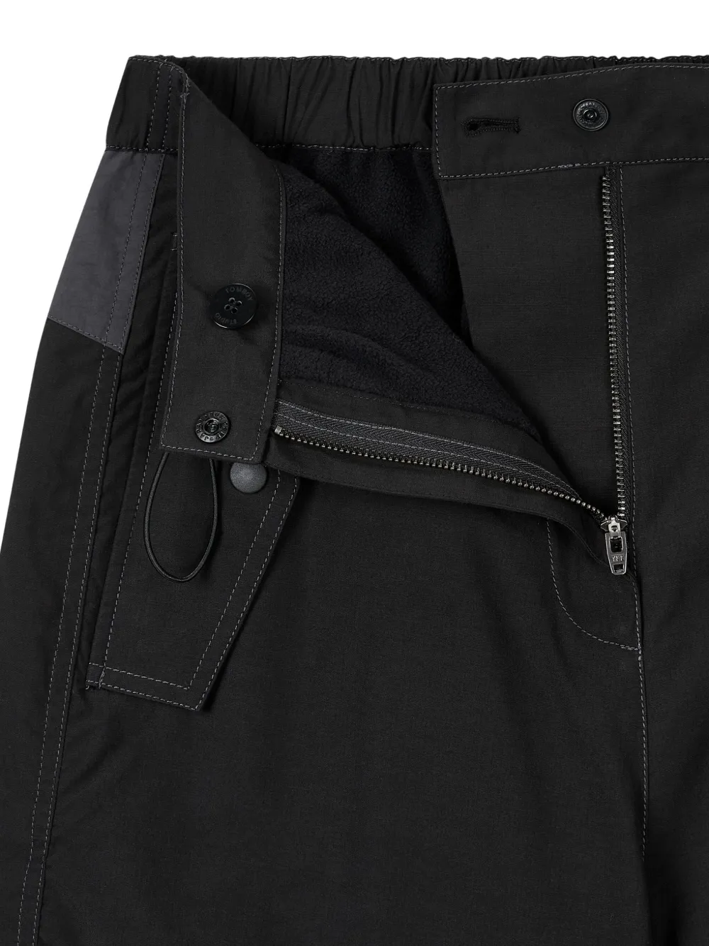 TOMBOY Parachute broek met contrast Zwart