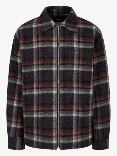 TOMBOY check-pattern zip up jacket