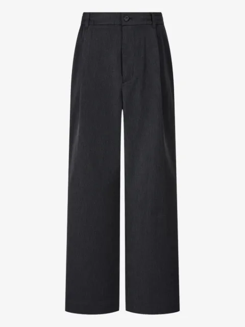 TOMBOY pleated belt-loops trousers