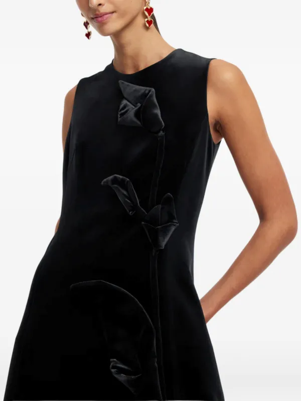 knee length dresses for ladies Rent Leo Lin Odette Midi Dress (Black) – Dress for a Night