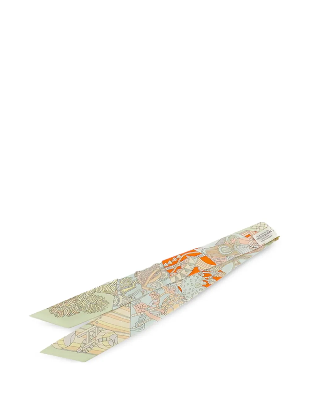 Hermès Pre-Owned Foulard Twilly De L'Ombrelle aux Duels in seta 2000-2025 | Image 2