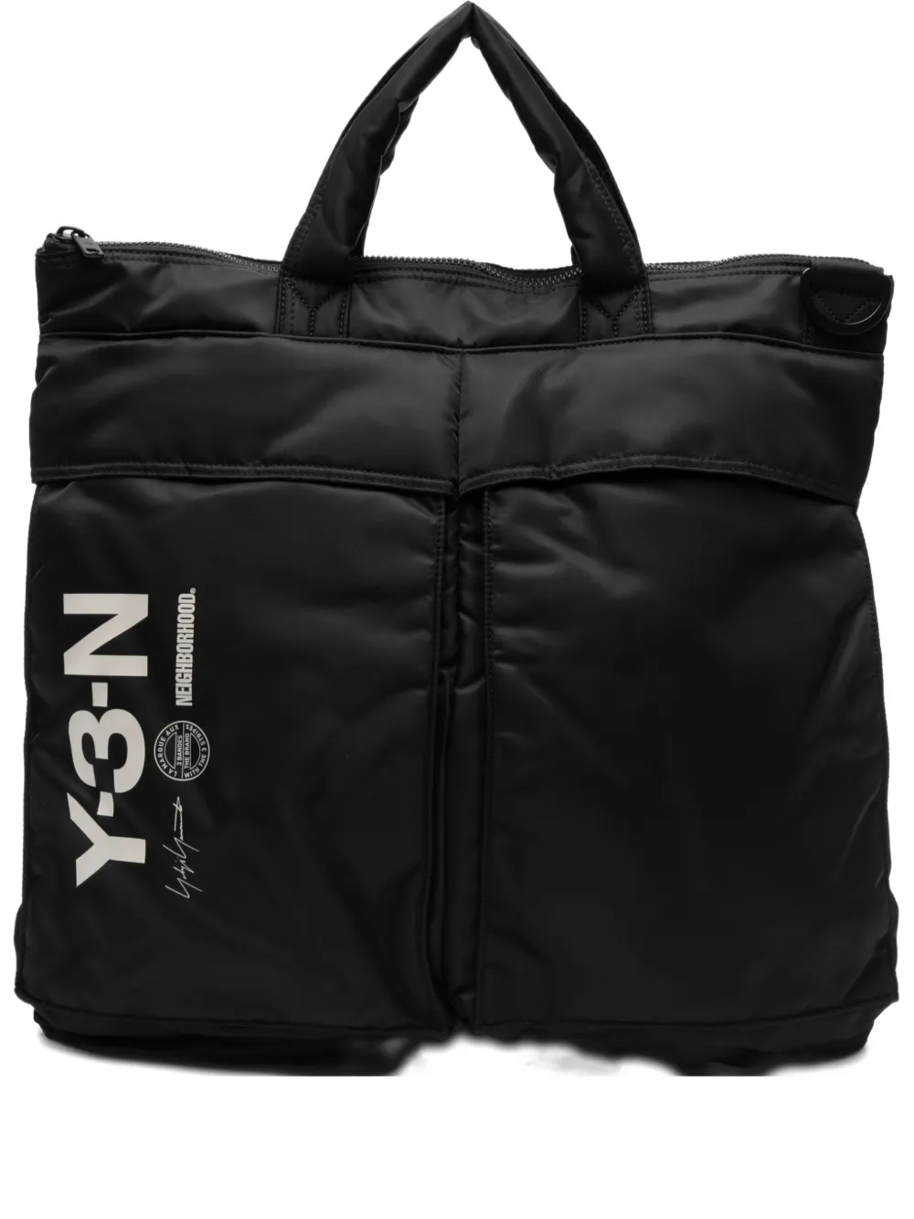 Y-3 -n Zip Tote Bag In Black