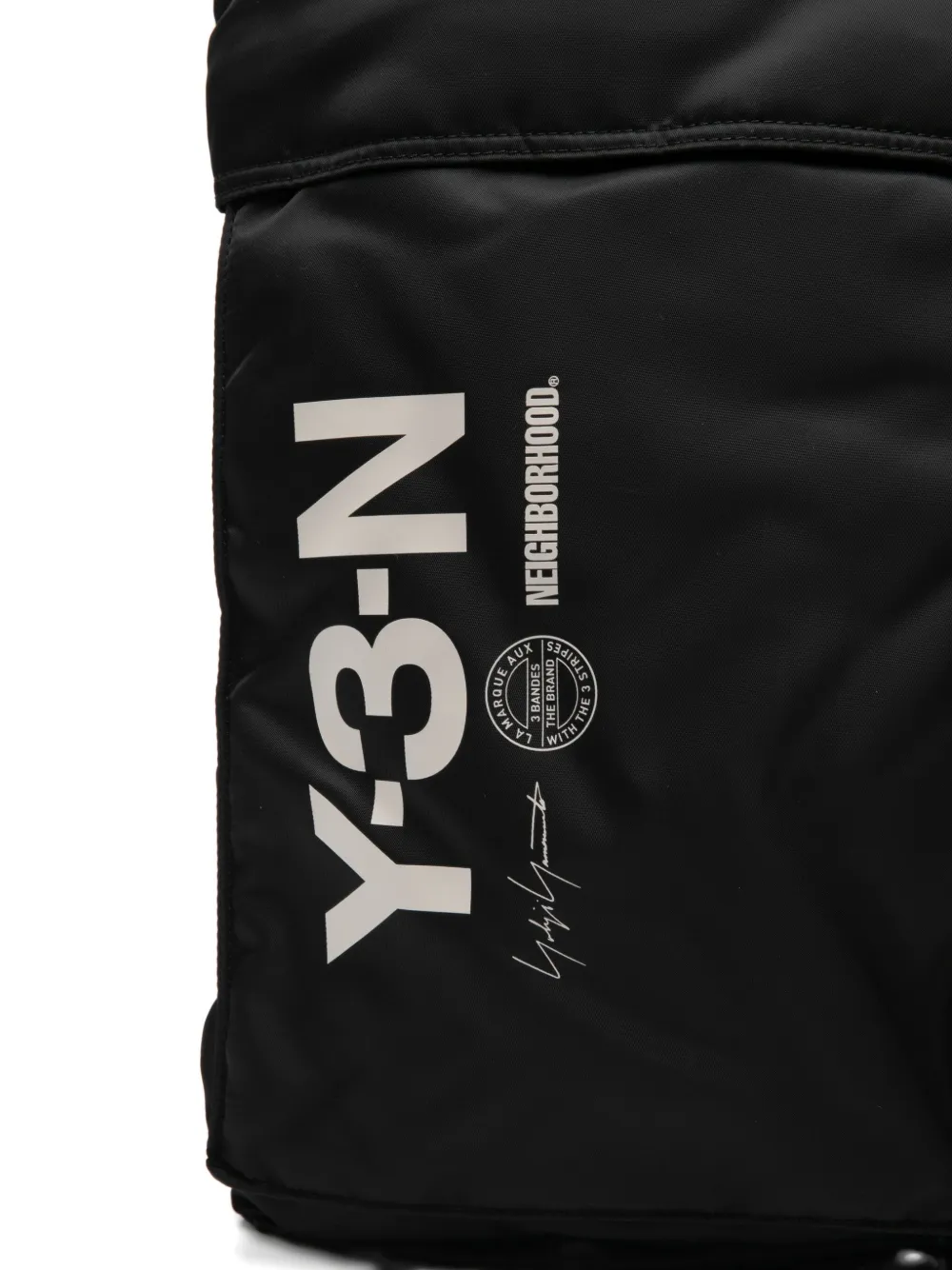 Y-3 -N shopper met rits Zwart
