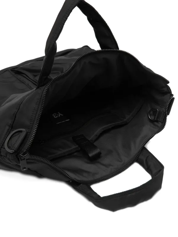 Y-3 Y-3-N Zip Tote Bag | Black | FARFETCH