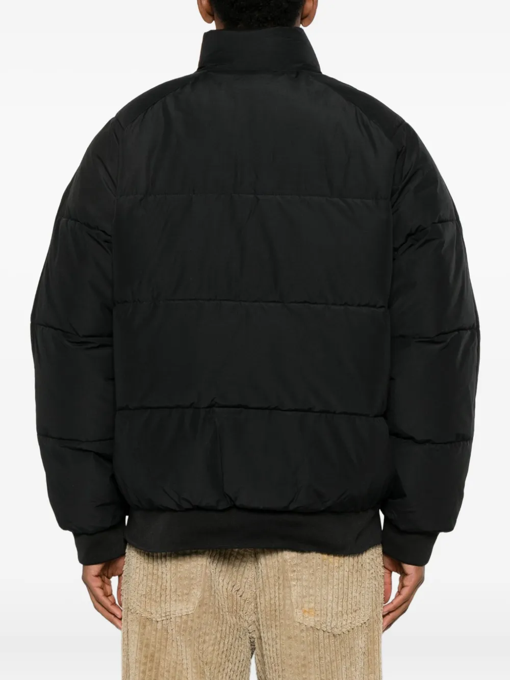 Carhartt WIP Nebraska gewatteerd jack met rits Zwart