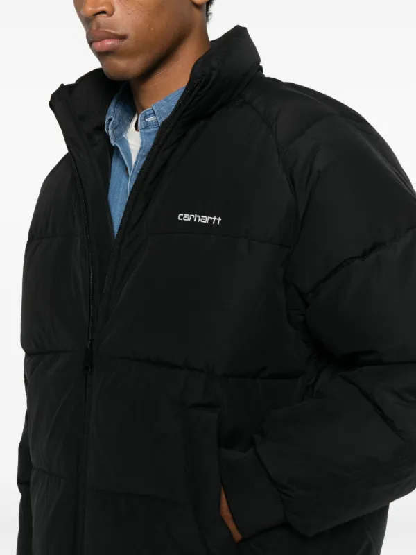 Carhartt WIP Nebraska Padded Zip Jacket | Black | FARFETCH