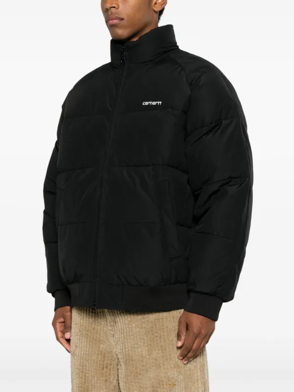 Carhartt WIP Nebraska Padded Zip Jacket | Black | FARFETCH