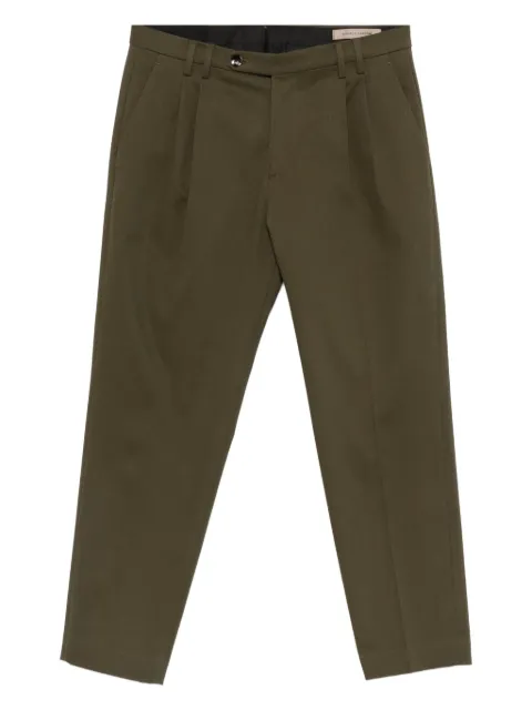 michael coal pleated trousers