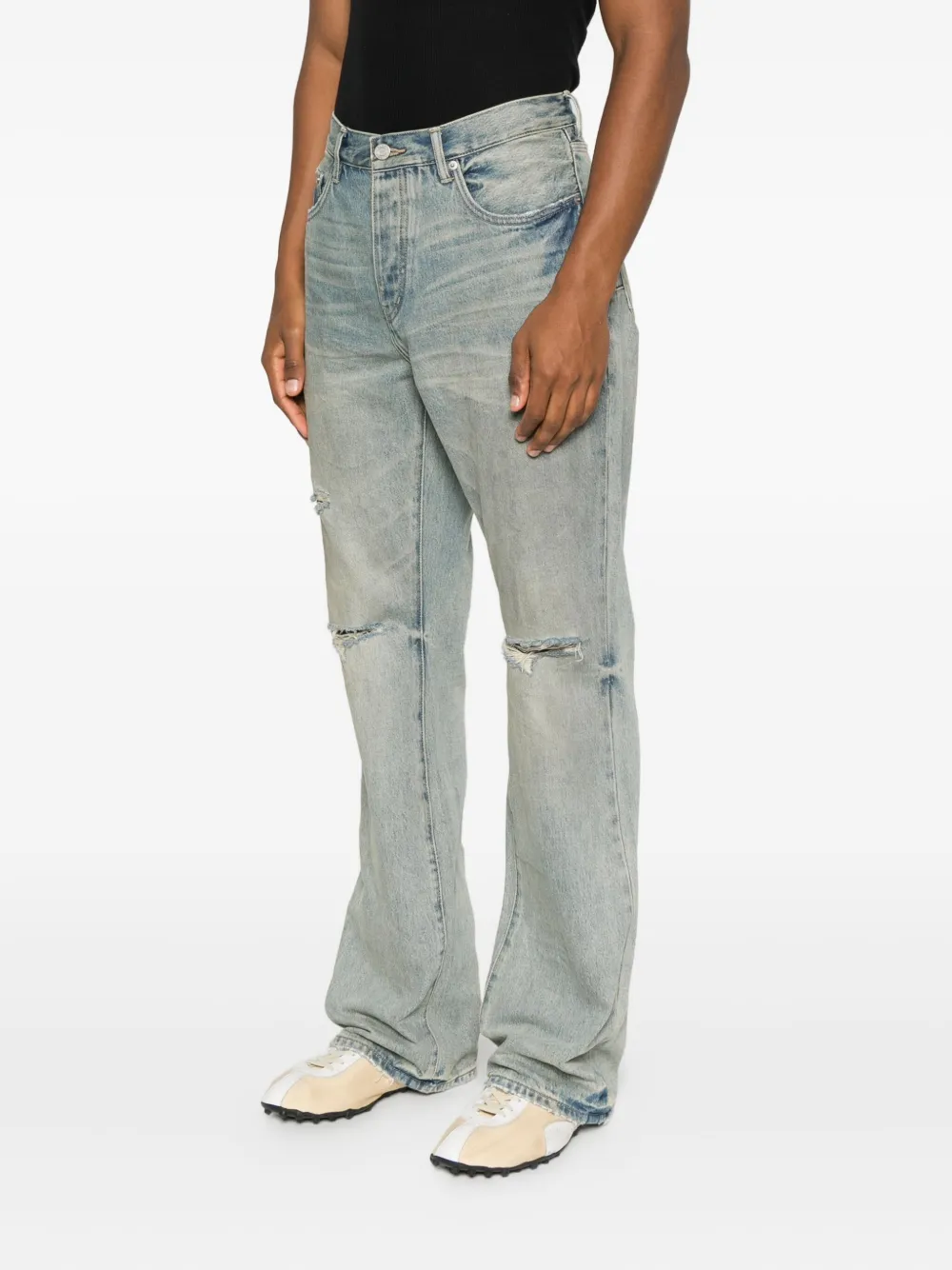 Purple Brand P026 ブーツカット デニム | ブルー | FARFETCH JP