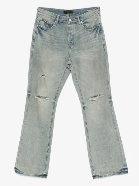 Purple Brand P026 ripped bootcut denim