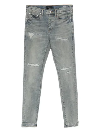 Purple Brand P001 ダメージ ジーンズ | ブルー | FARFETCH JP