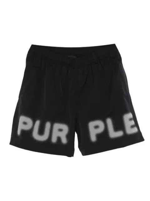Purple Brand P504 wordmark shorts