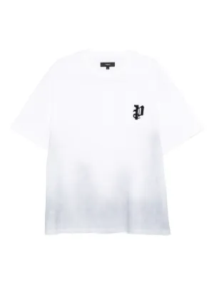 AMIRI logo-embroidered T-shirt | White | FARFETCH