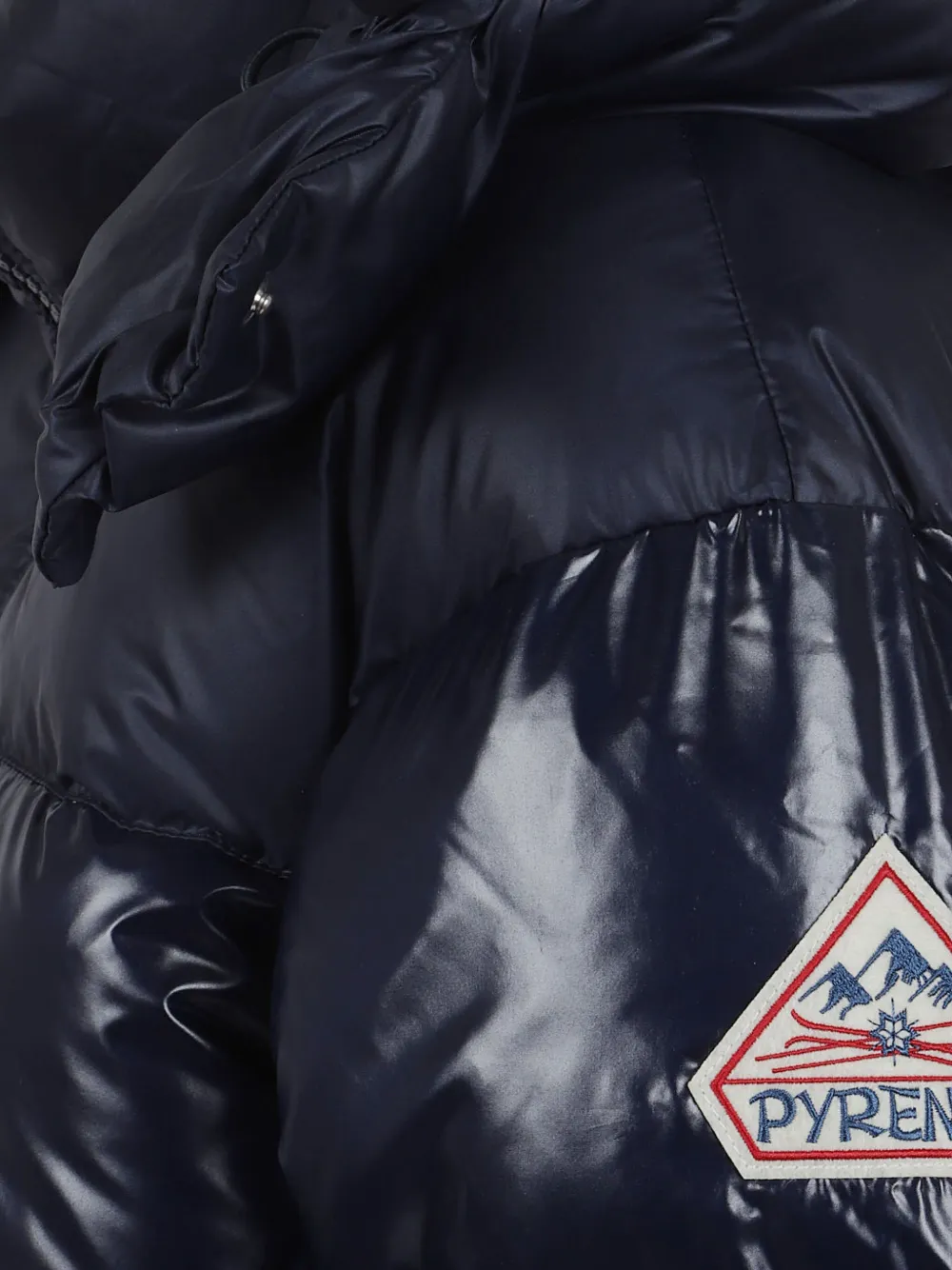 Pyrenex Lively Long Hooded Quilted Jacket In Black