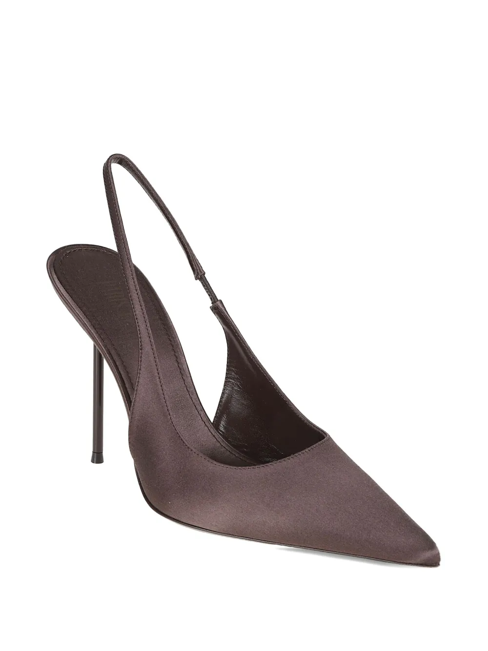 Paris Texas 105mm Pointed-toe Helled Pumps In Brown