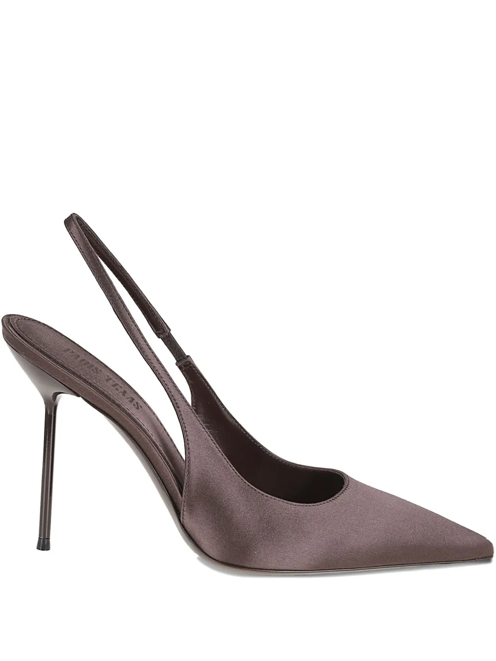 Paris Texas 105mm Pointed-toe Helled Pumps In Brown