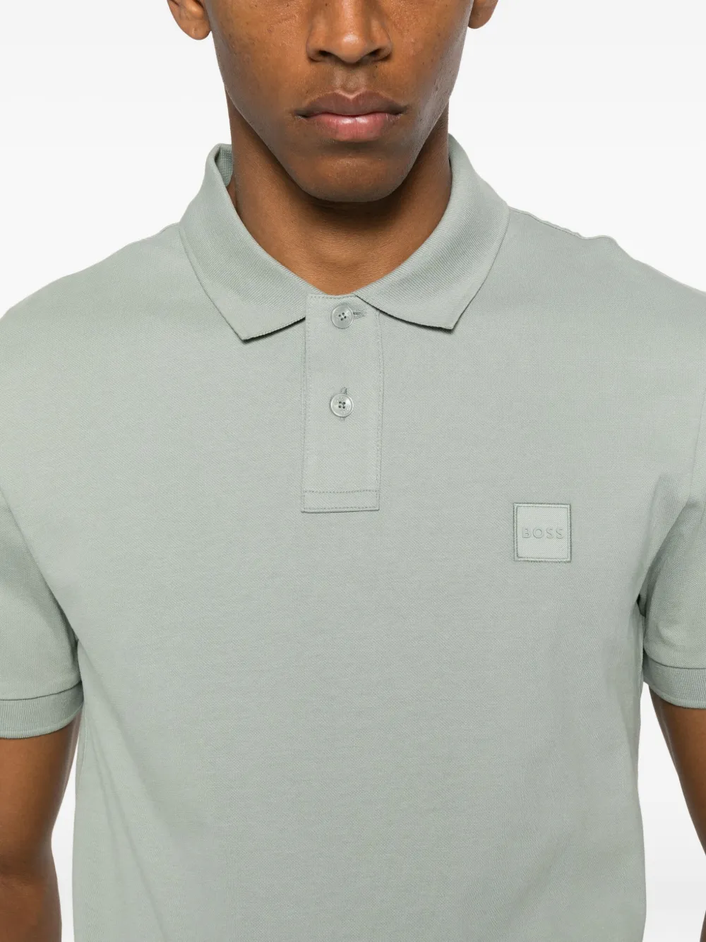 BOSS Passenger poloshirt met korte mouwen Groen