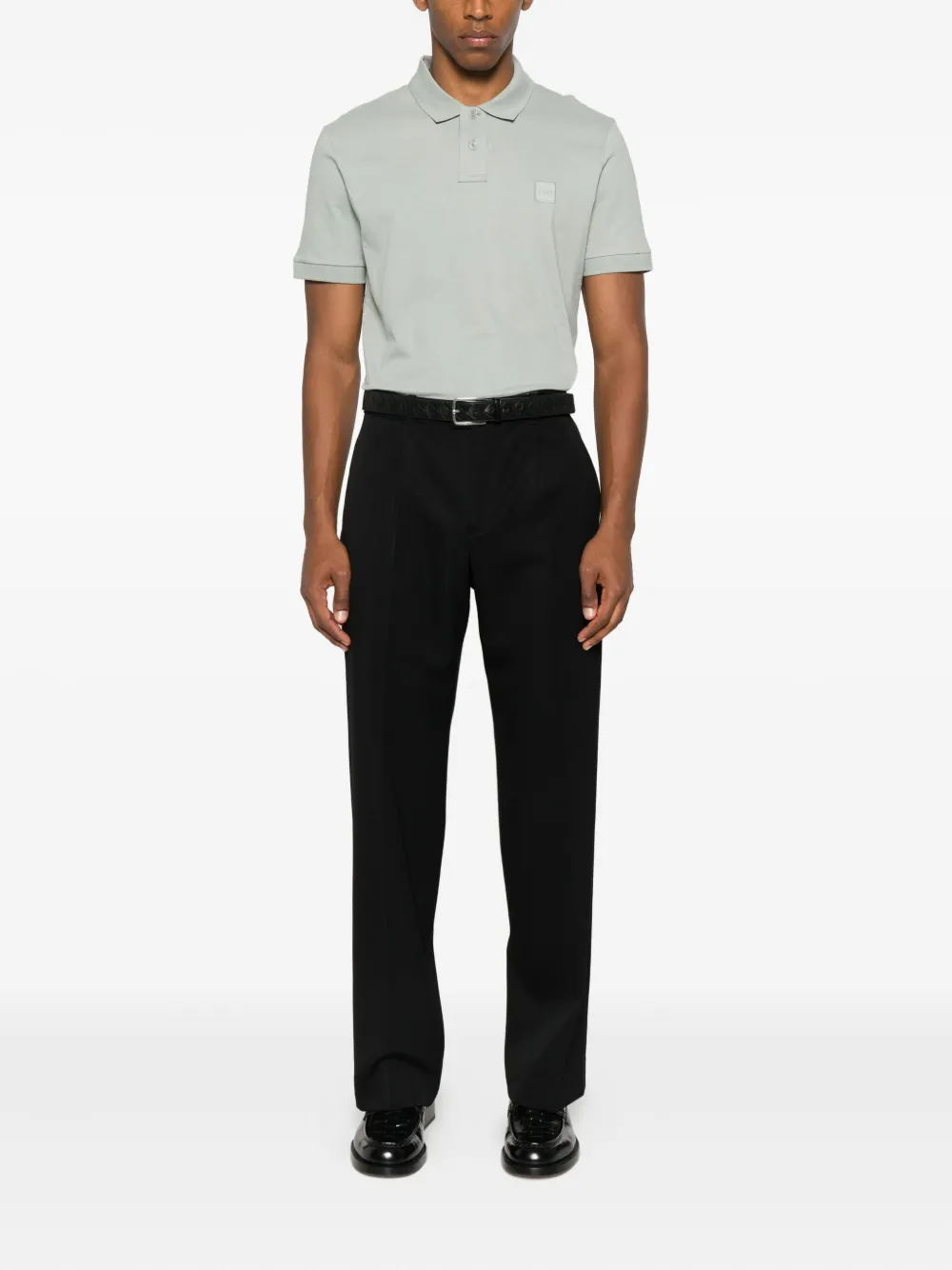 BOSS Passenger short-sleeve polo shirt - Groen