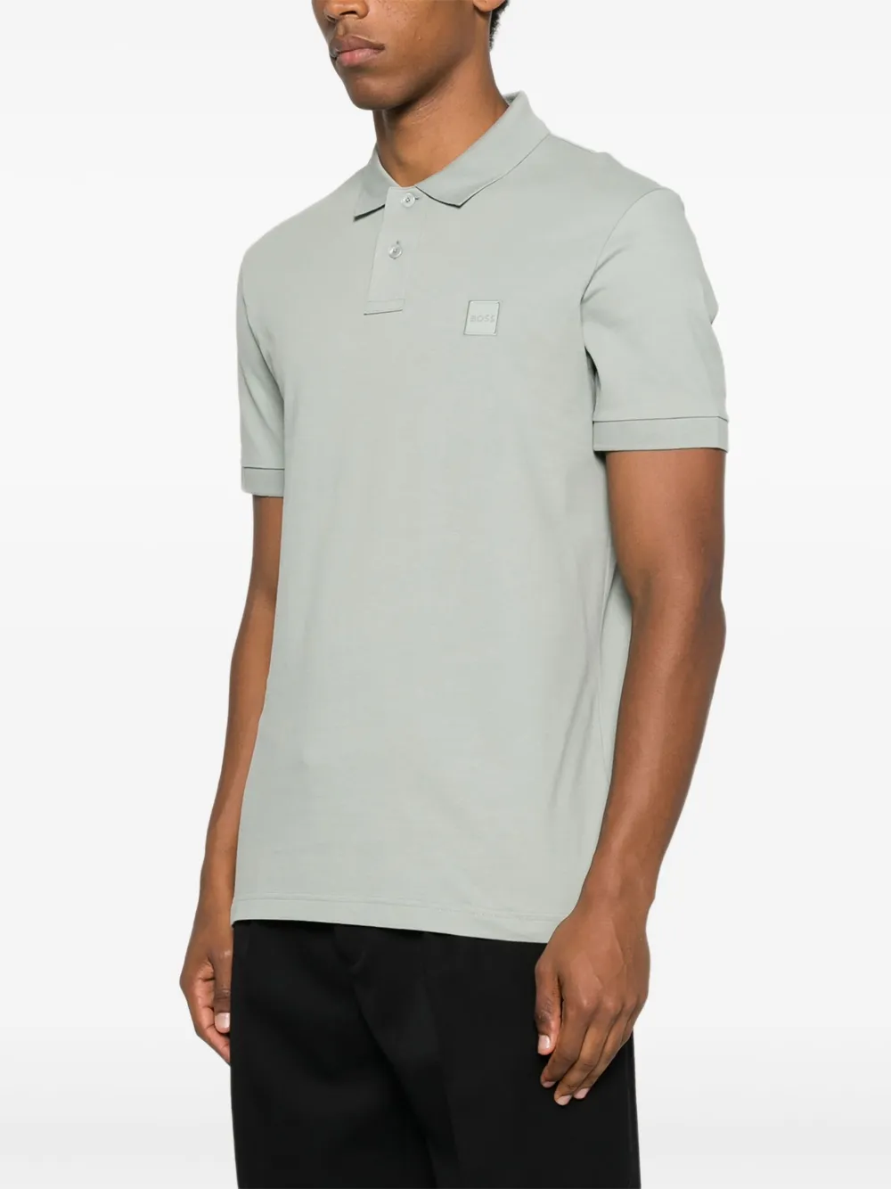 BOSS Passenger poloshirt met korte mouwen Groen