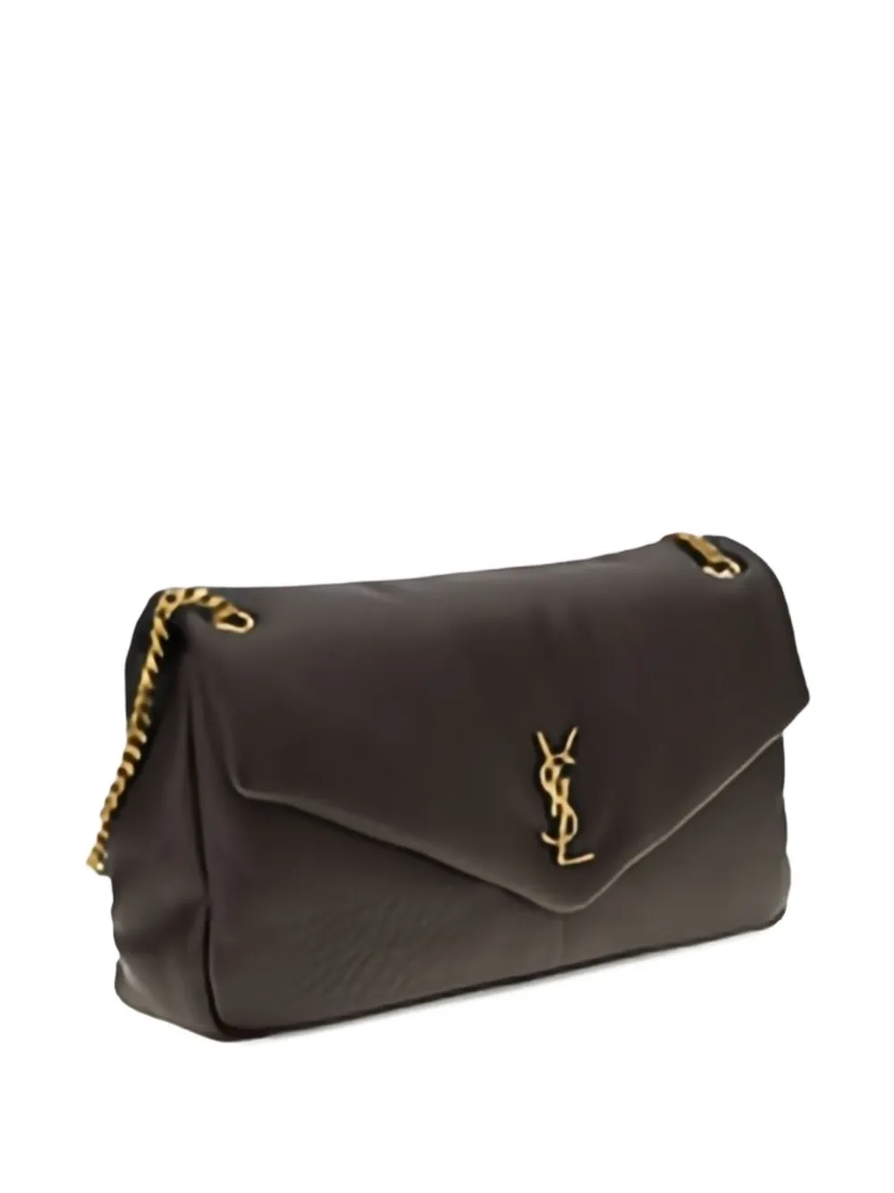 Saint Laurent large Calypso shoulder bag - Bruin