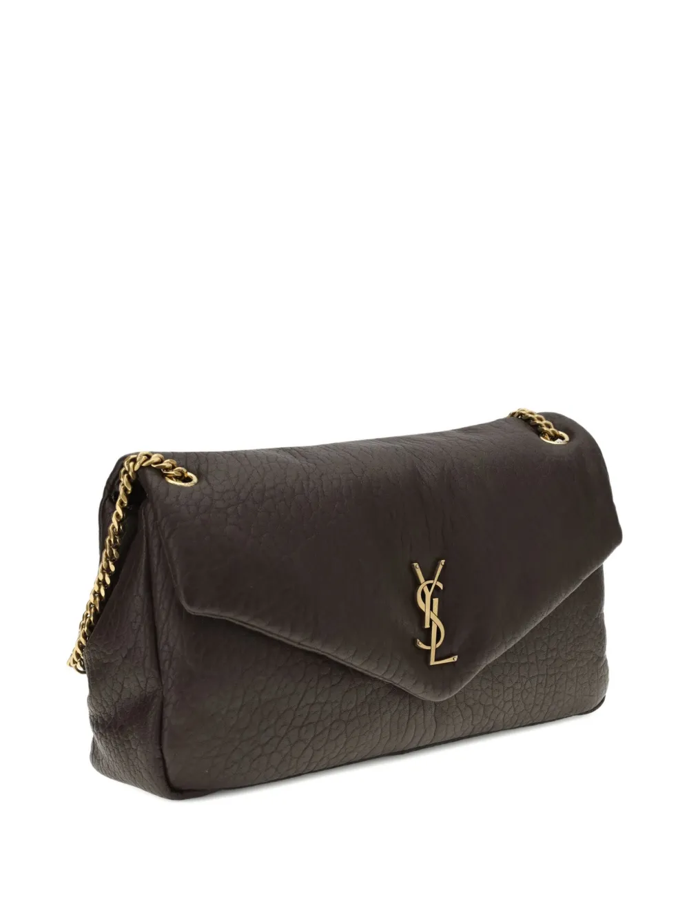 Saint Laurent large Calypso shoulder bag | Brown | Image 1