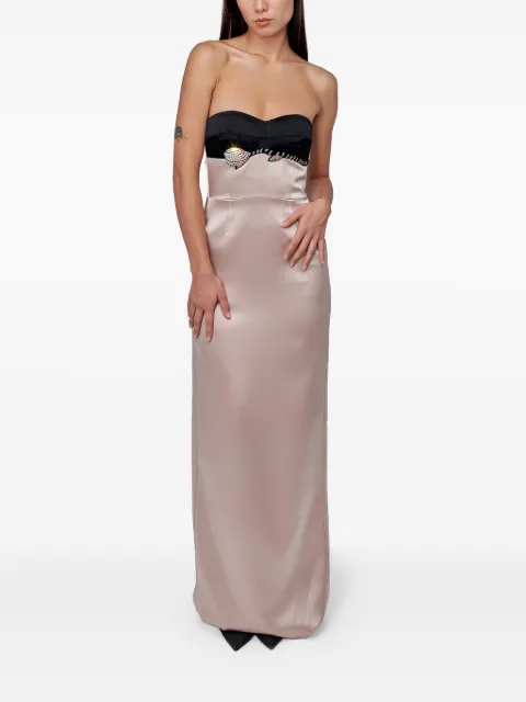 Nafsika Skourti Edith strapless gown