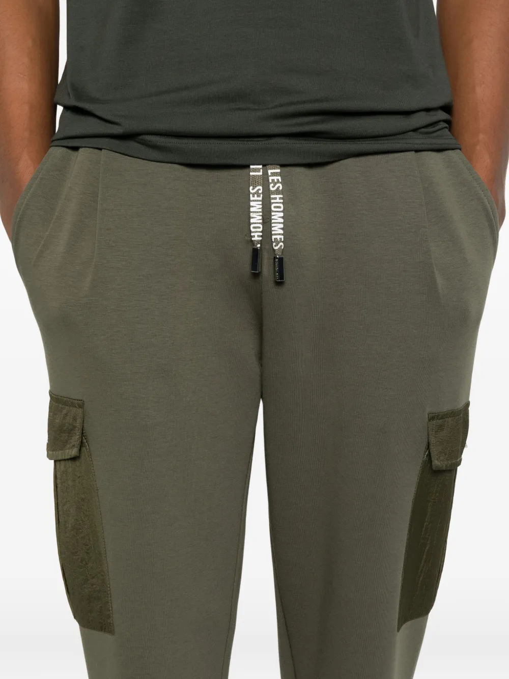 Les Hommes Urban Cargo-pocket Trousers In Multi