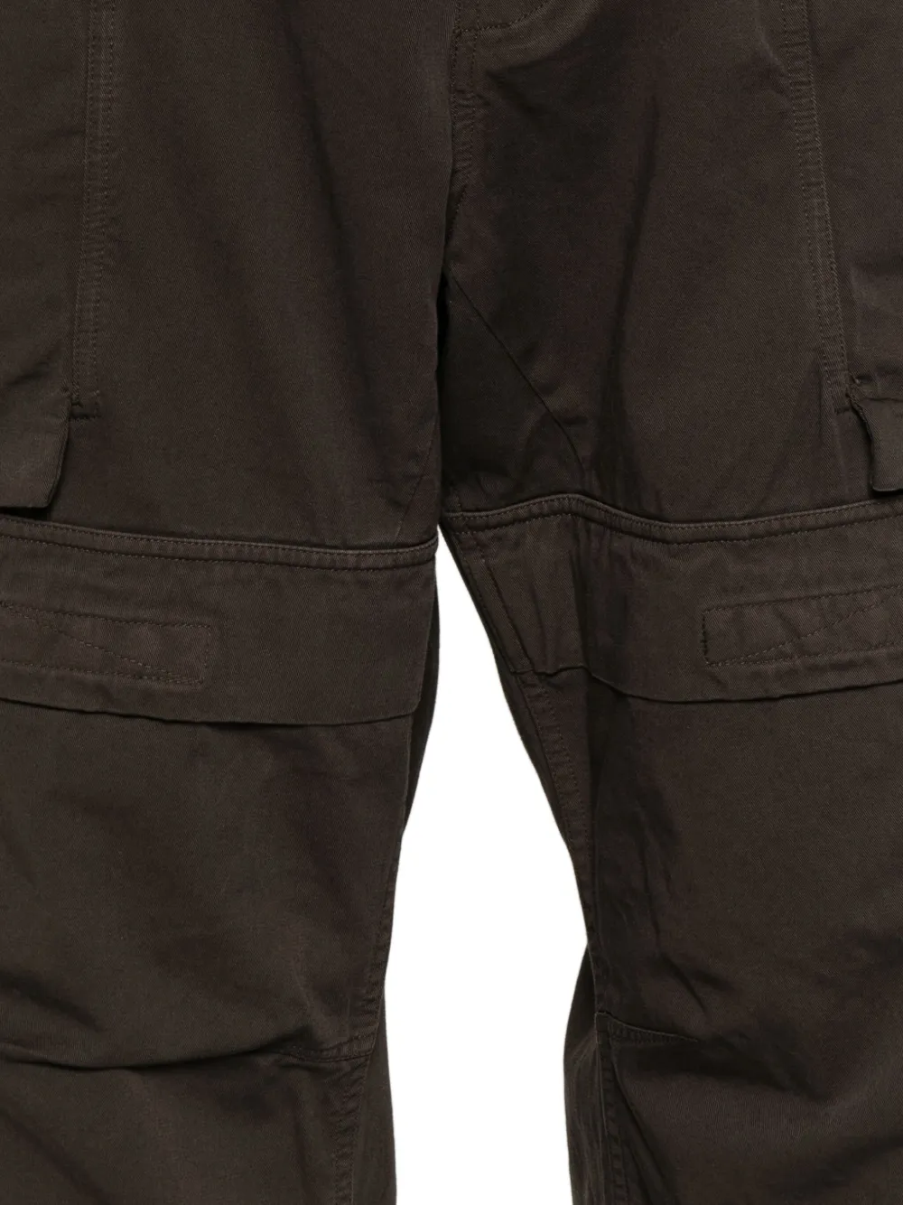 Rick Owens Drkshdw Pocket Trousers In Brown