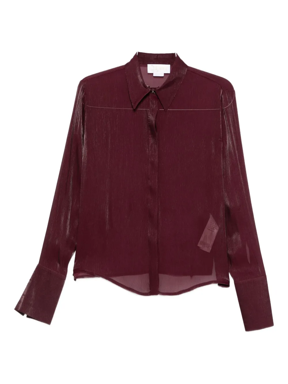 Genny Long-sleeve Shirt In Burgundy