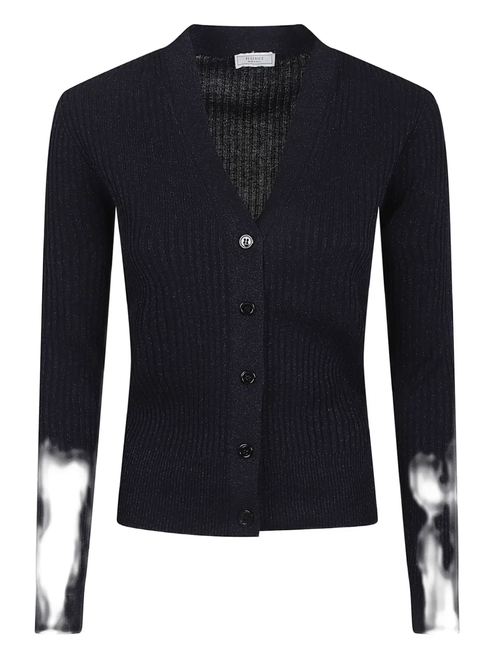 Peserico V-neck Cardigan In Black