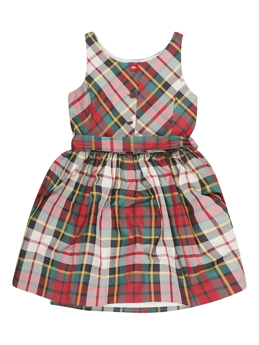 POLO RALPH LAUREN KIDS Jurk met strikdetail Rood