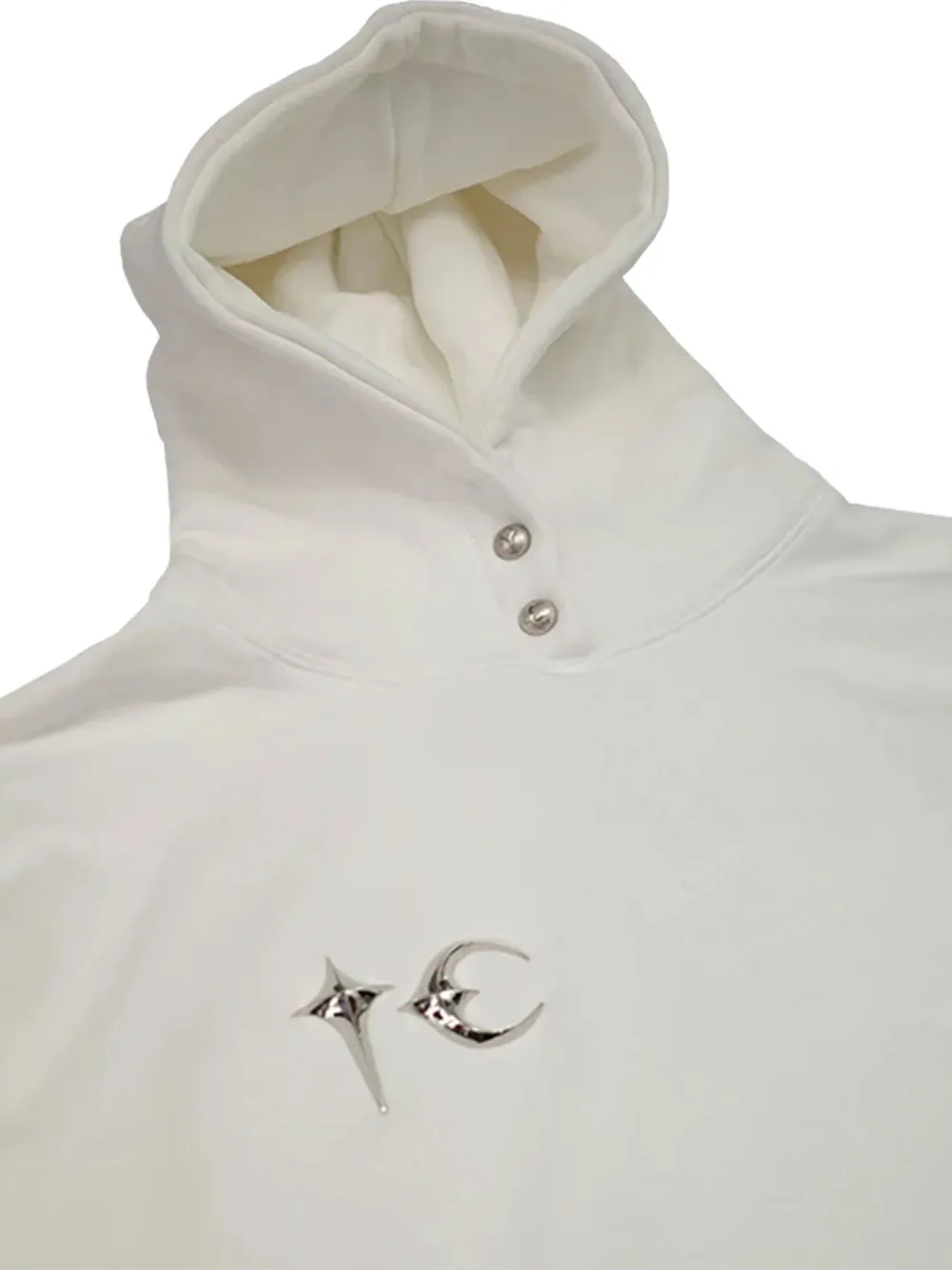 THUG CLUB Hoodie met grafische details Wit