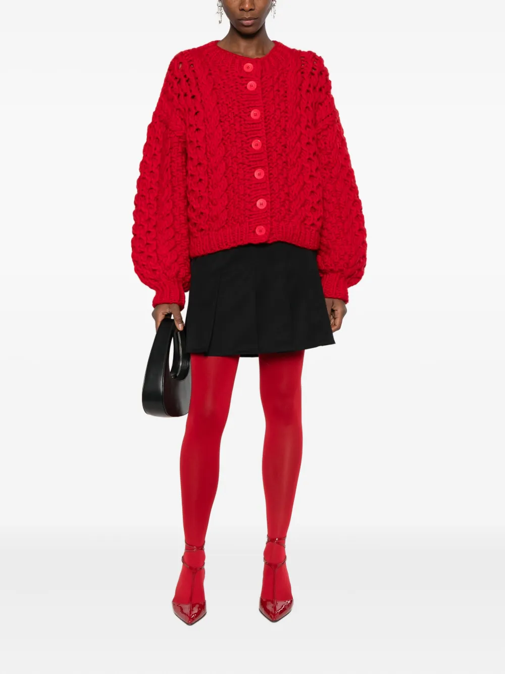 Mr Mittens Button-fastening Cardigan In Multi