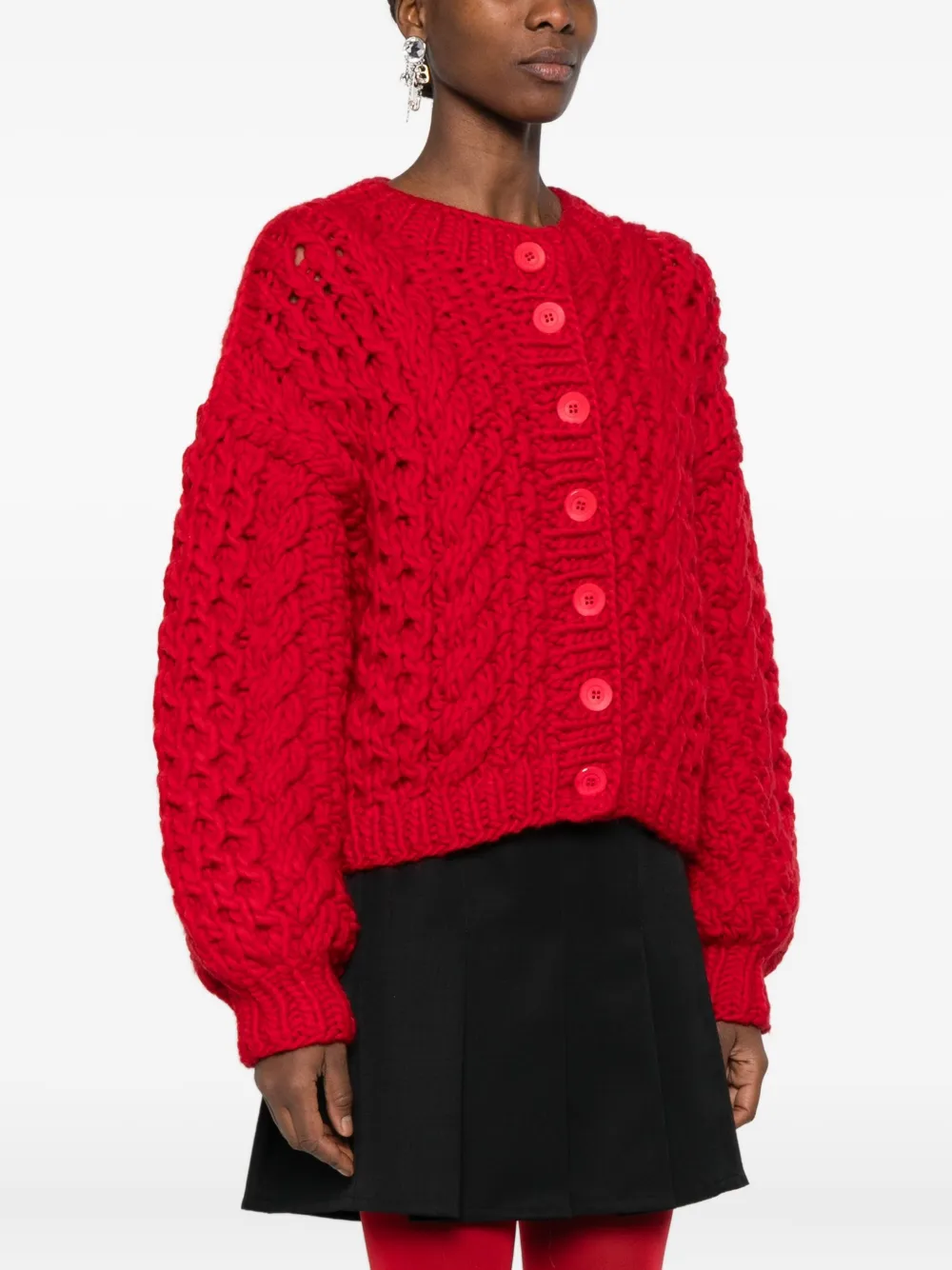 Mr Mittens Button-fastening Cardigan In Multi