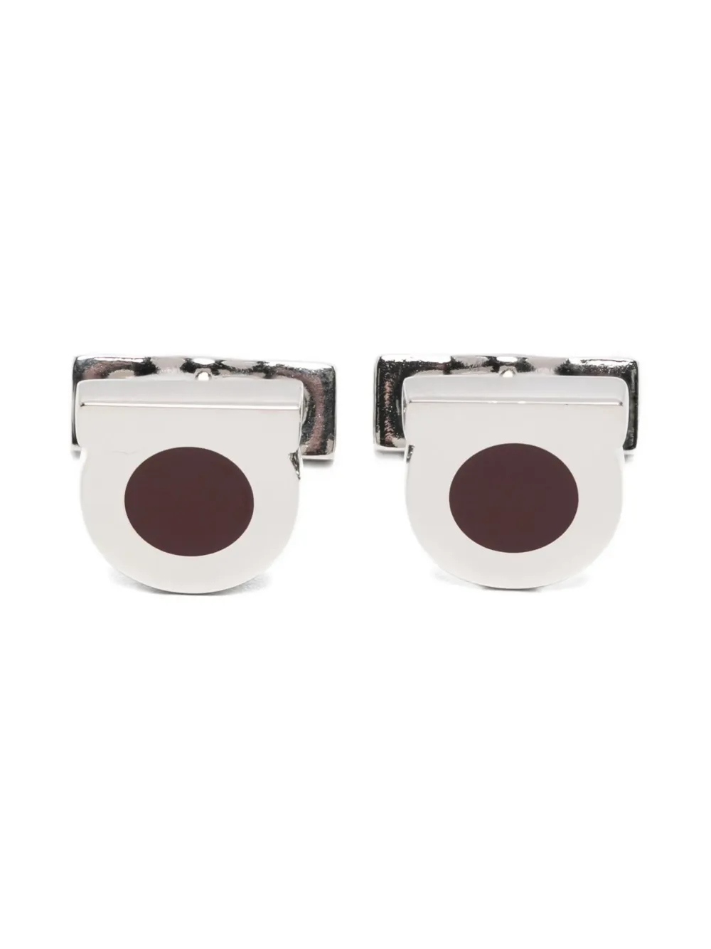 Ferragamo logo cufflinks | plateado | Image 1