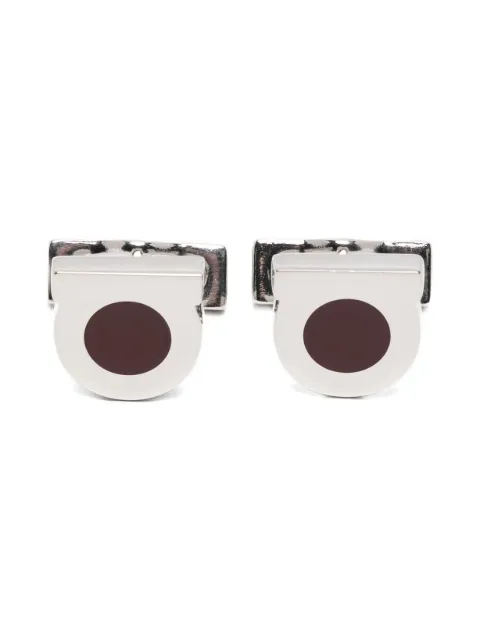 Ferragamo logo cufflinks