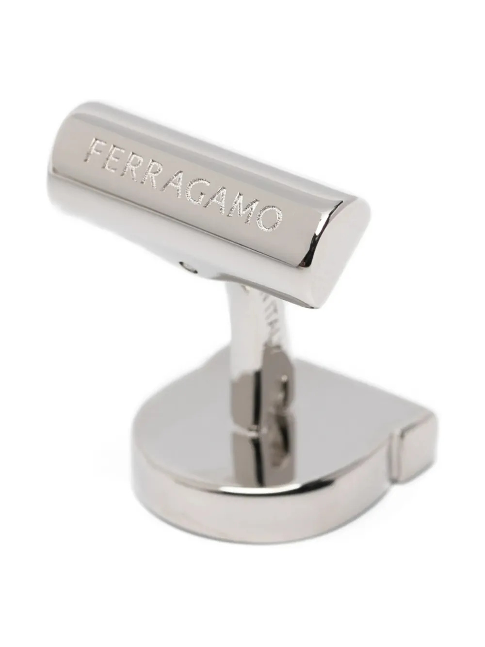  Ferragamo Logo Cufflinks - Silver 