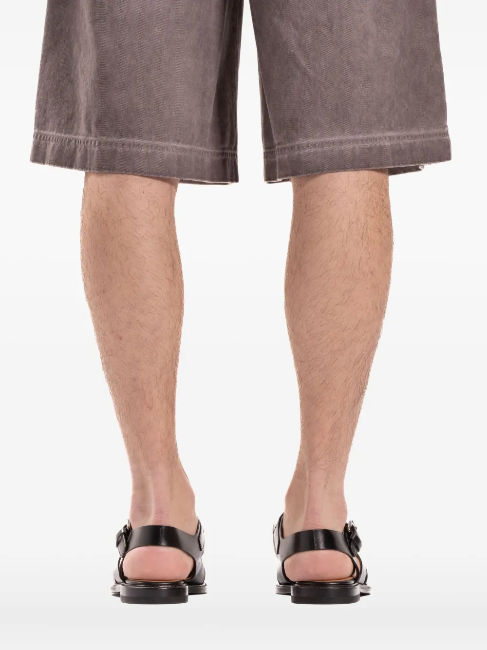 Church's Fisherman sandalen met gesp Zwart