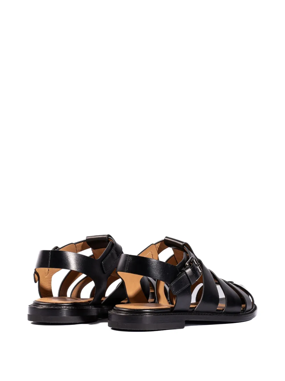 Church's Fisherman sandalen met gesp Zwart