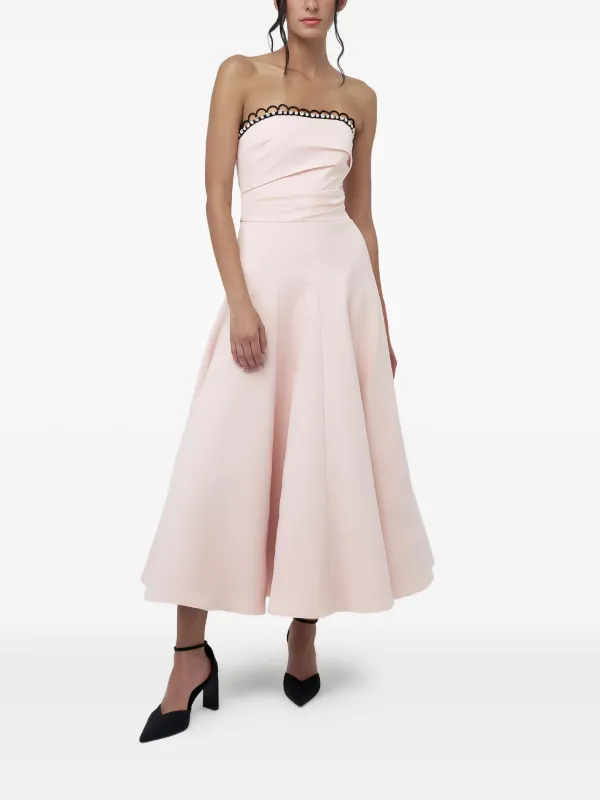 nafsika skourti pink dress Nafsika Skourti Two-Tone Dress by Nafsika skourti
